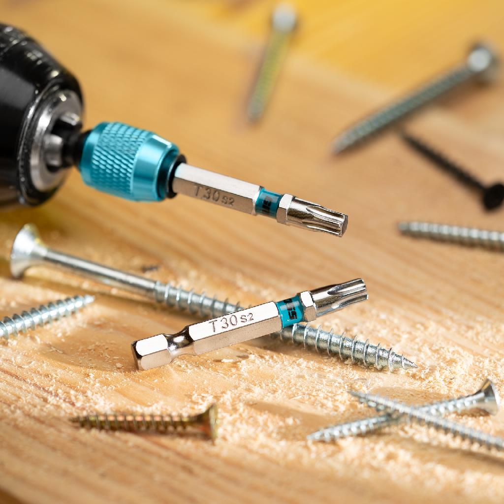 картинка Бита Torx 30х50мм, сталь S2, шестигр., 2 шт. Gross от ООО "Строительный Крепеж"