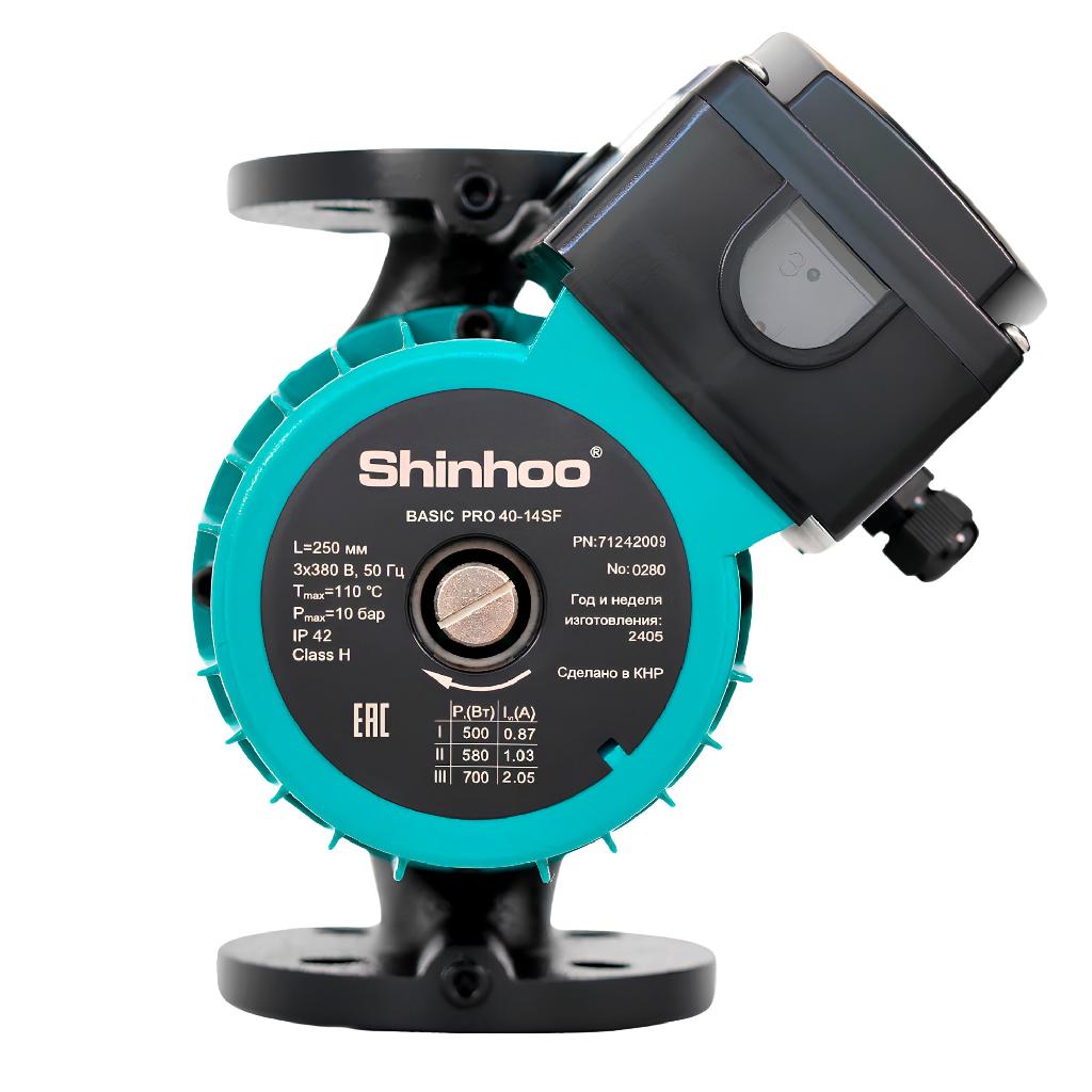 картинка Насос циркуляционный Shinhoo BASIC PRO 40-14SF (1х230В) от ООО «Строительный крепеж»