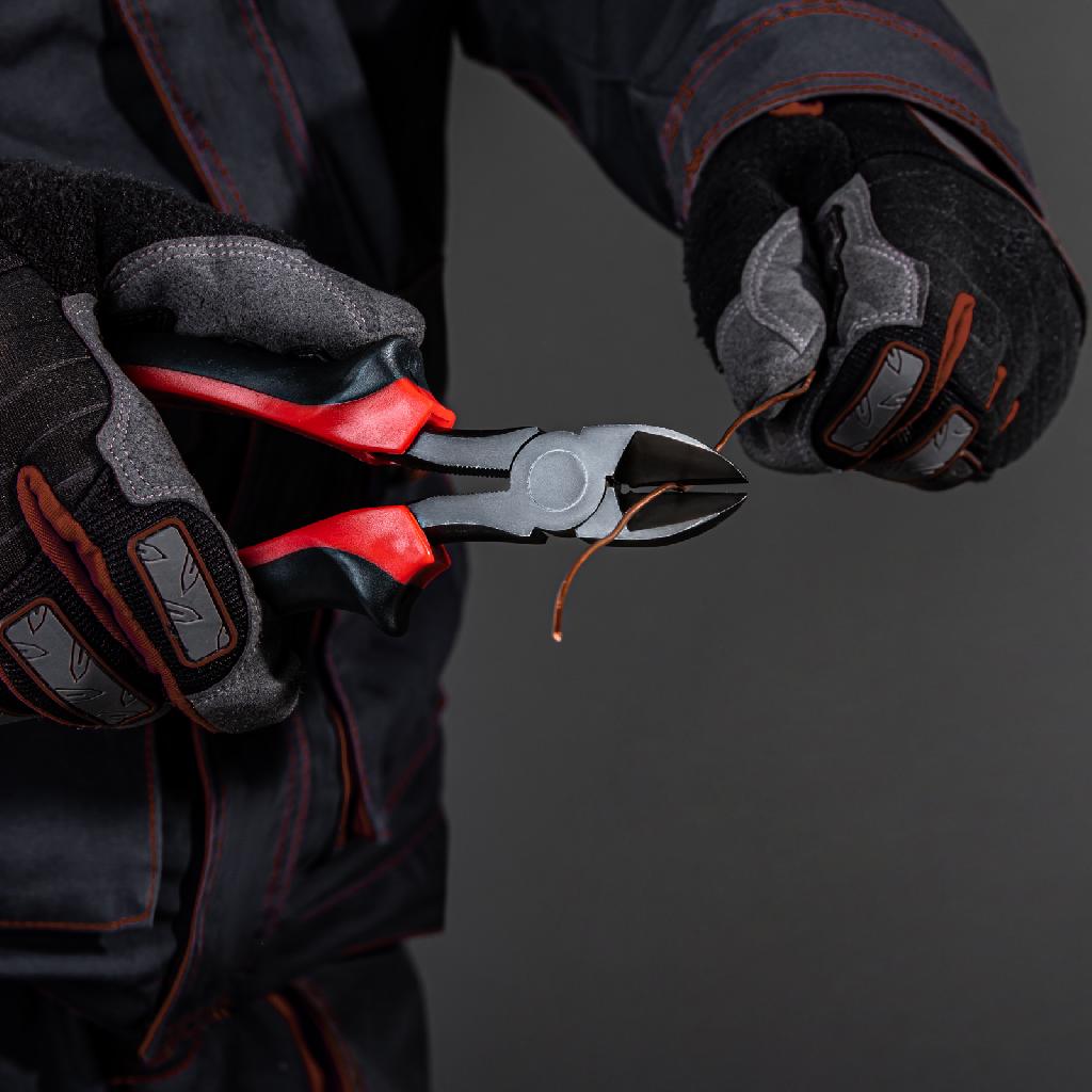 картинка Бокорезы Black Nickel, 180 мм, двухкомпонентные рукоятки Matrix от ООО "Строительный Крепеж"