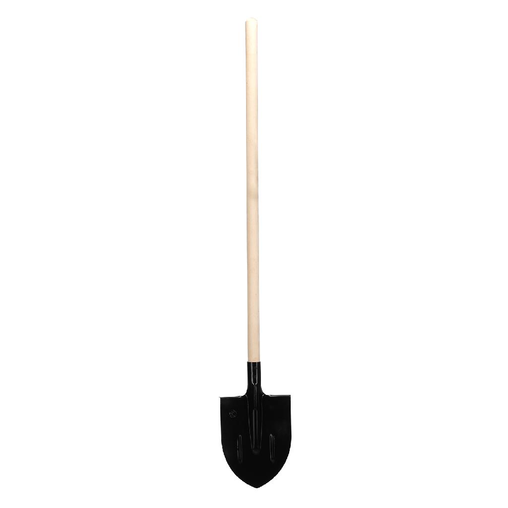 картинка Лопата штыковая, 205х275х1400 мм, ребра жесткости, деревянный черенок, от ООО «Строительный крепеж»