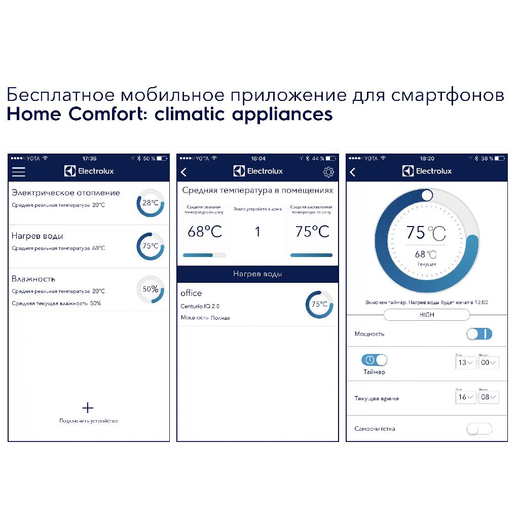 картинка Водонагреватель Electrolux EWH 30 Centurio IQ 2.0 Silver от ООО «Строительный крепеж»