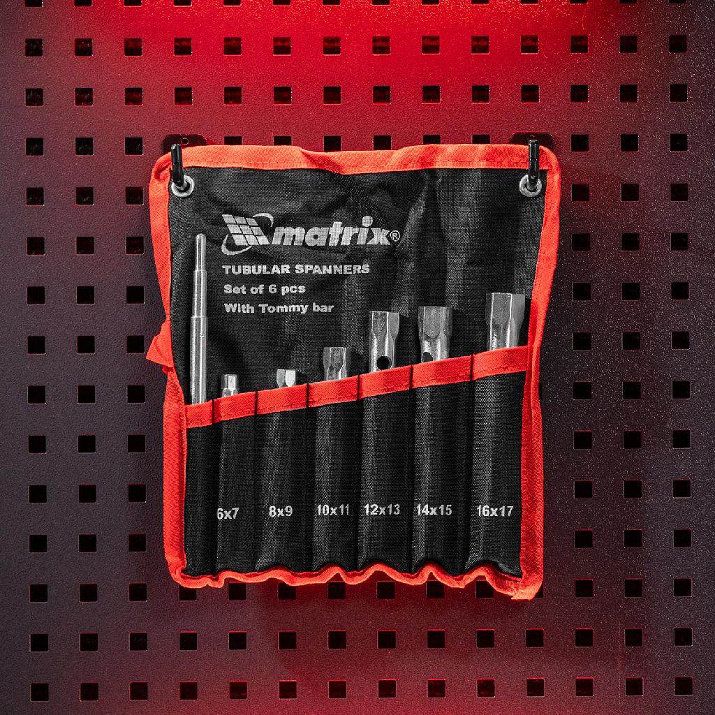 картинка Набор ключей трубчатых торцевых 7 предметов Matrix от ООО "Строительный Крепеж"