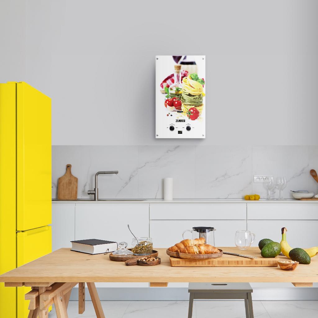 картинка Колонка газовая Zanussi GWH 10 Fonte Glass La Spezia от ООО «Строительный крепеж»
