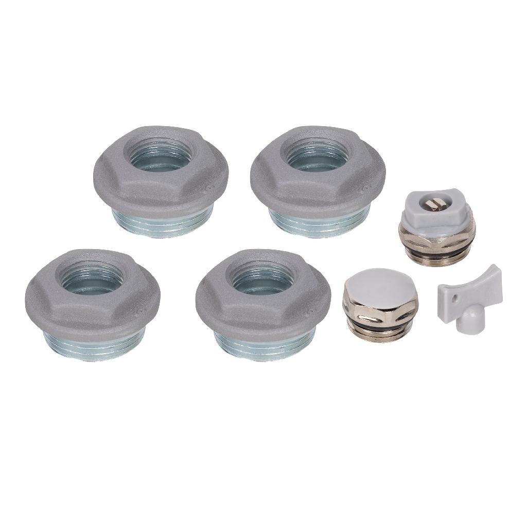 картинка Комплект монтажный Royal Thermo 1”х 1/2" серебристый от ООО «Строительный крепеж»