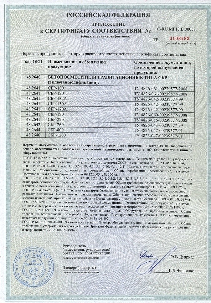 картинка Бетоносмеситель СБР-120, 120 л, 0.7 кВт, 220 В от ООО «Строительный крепеж»