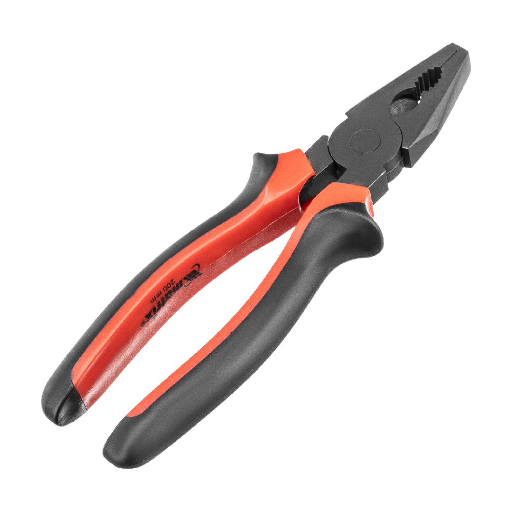 картинка Плоскогубцы комбинированные Black Nickel, 200 мм, двухкомпонентные рукоятки Matrix от ООО "Строительный Крепеж"