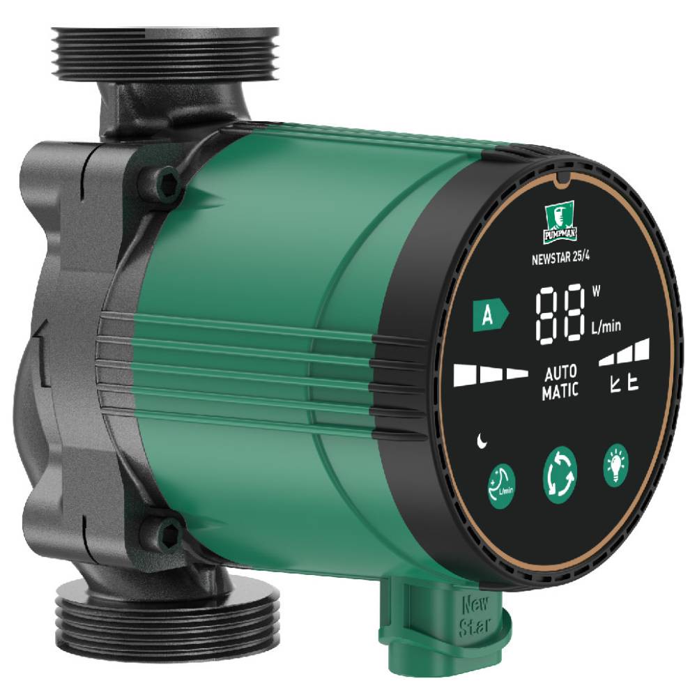 картинка Насос циркуляционный PUMPMAN NEWSTAR25/6 от ООО «Строительный крепеж»