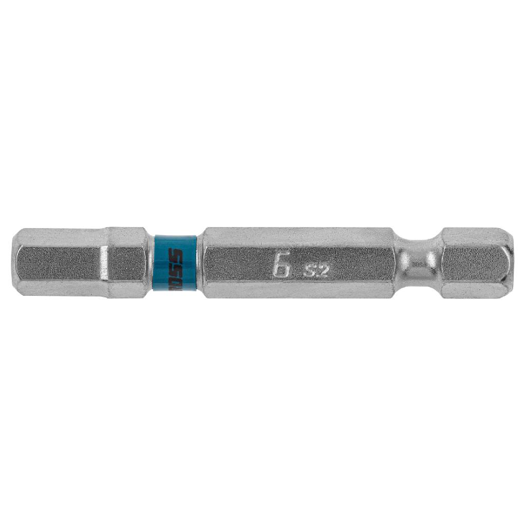 картинка Бита HEX 6 х 50, сталь S2, 10 шт. Gross от ООО "Строительный Крепеж"