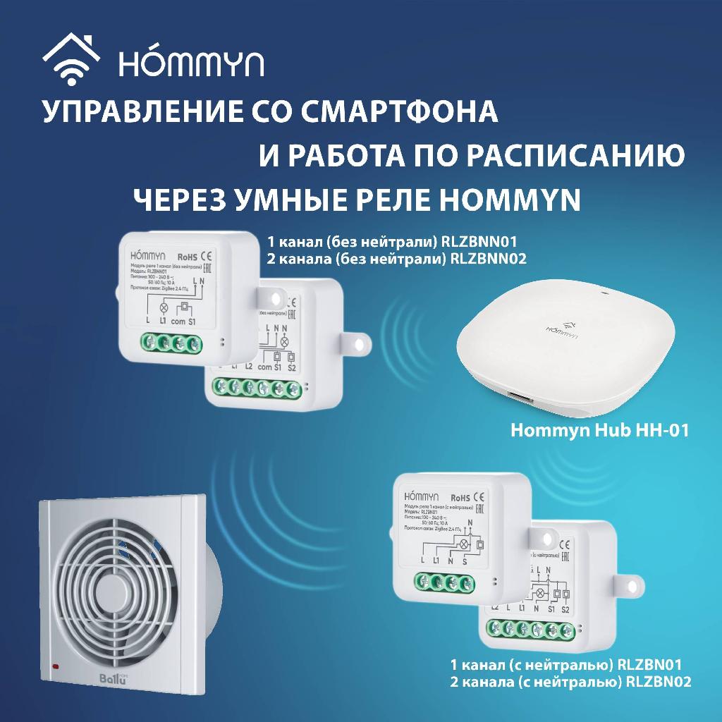 картинка Вентилятор вытяжной Ballu Power Flow PF-100T от ООО «Строительный крепеж»