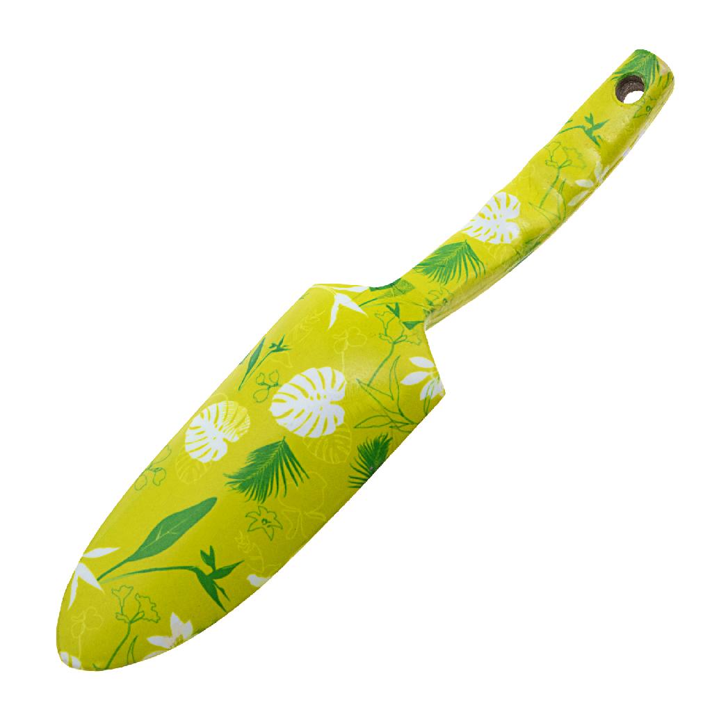 картинка Совок цельнометаллический алюминиевый узкий, Flower Lime, Palisad от ООО «Строительный крепеж»
