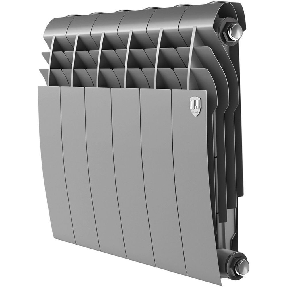 картинка Радиатор Royal Thermo BiLiner 350 /Silver Satin - 6 секц. от ООО «Строительный крепеж»
