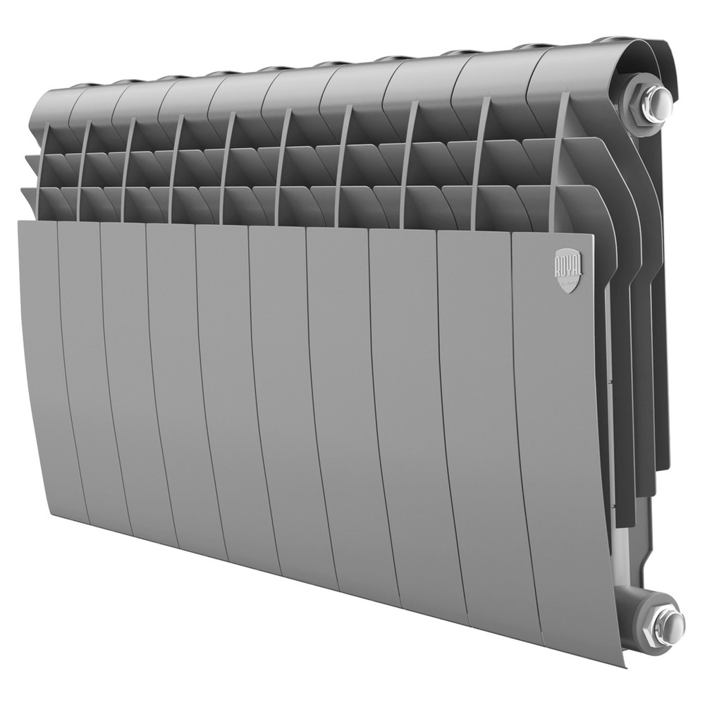 картинка Радиатор Royal Thermo BiLiner 350 /Silver Satin - 10 секц. от ООО «Строительный крепеж»